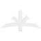 Ekena Millwork Alberta Architectural Grade PVC Gable Bracket, 48"W x 22"H x 4"D x 4"F, 11/12 Pitch GBP048X22X0404ALB00 - alternate 5